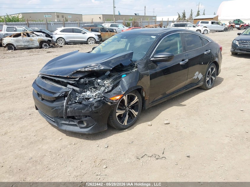 Vin: 2hgfc1f94gh114877, lot: 3029397, honda civic touring 20162