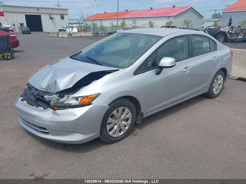 Vin: 2hgfb2f44ch025687, lot: 3029443, honda civic lx 20122
