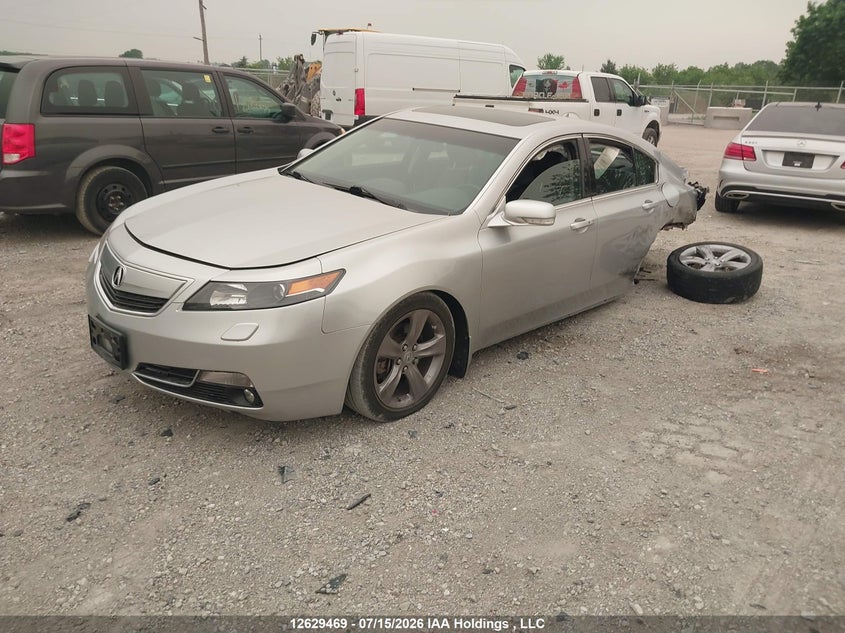 2013 Acura TL, Удар ззаду, IAAI, VIN 19UUA9F58DA801475 — фото 2