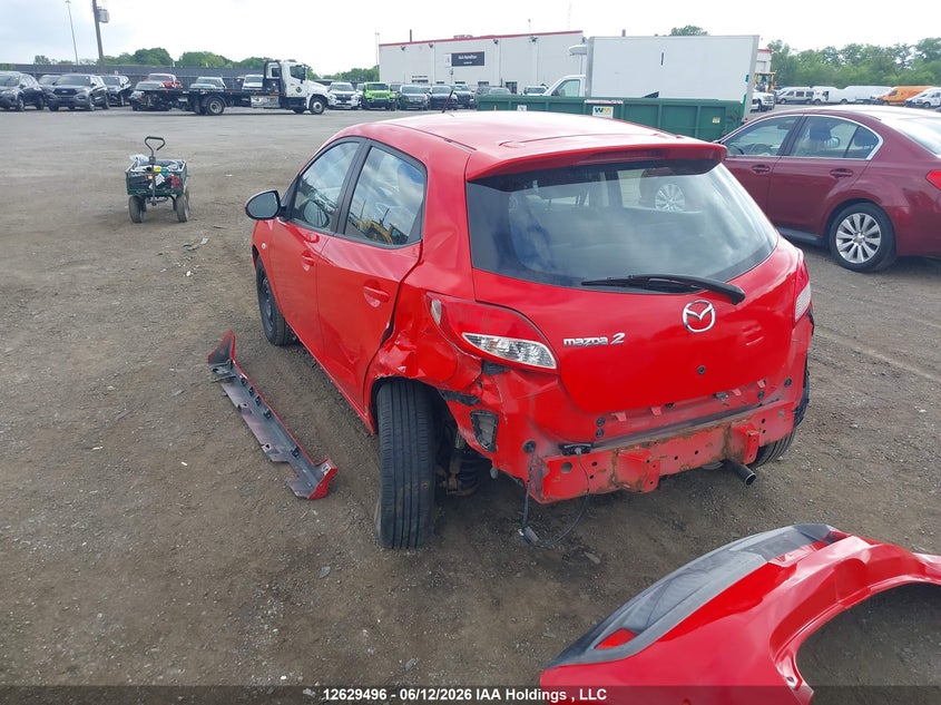 Vin: jm1de1hy4b0107302, lot: 3029547, mazda mazda2 gs/gx 20113