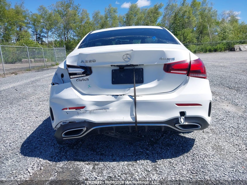 2019 Mercedes-Benz A 220 4Matic VIN: WDD3G4FB6KW009977 Lot: 12629692