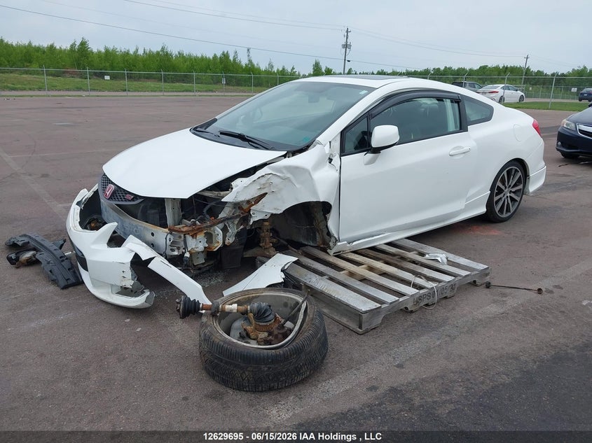2013 Honda Civic, Front, IAAI, VIN 2HGFG4A50DH100495 — photo 2