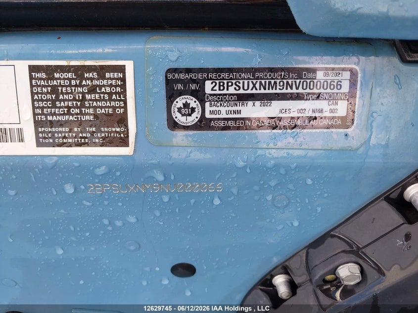 2022 OTHER SKIDOO SKIDOO. N/A N/A