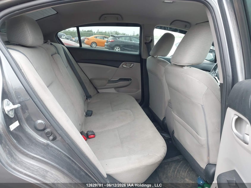2013 HONDA CIVIC SEDAN 1.8L I-4 VVT, 140HP