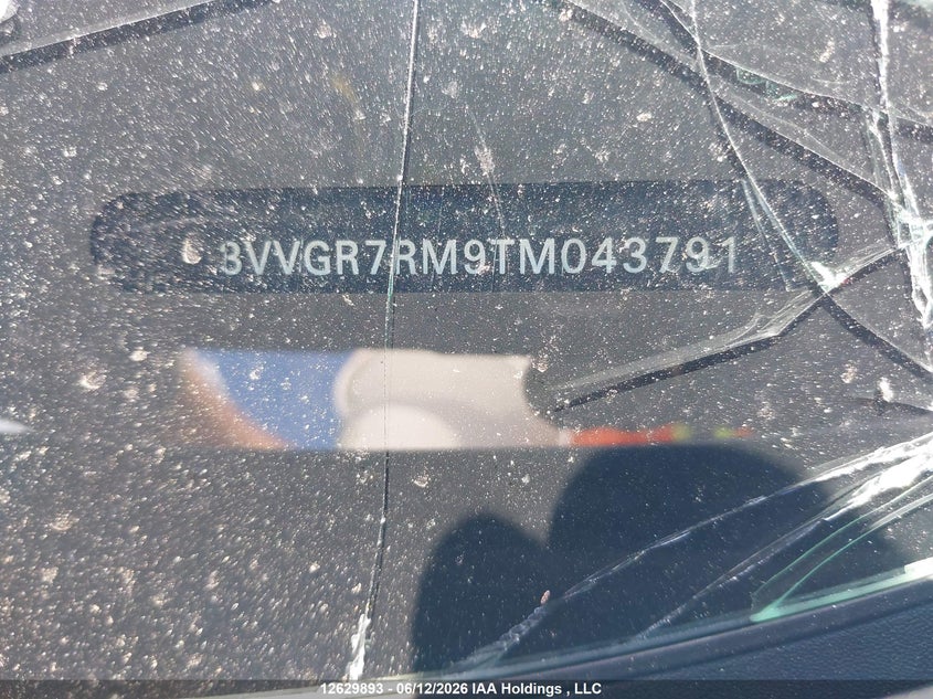 2026 Volkswagen Tiguan VIN: 3VVGR7RM9TM043791 Lot: 12629893