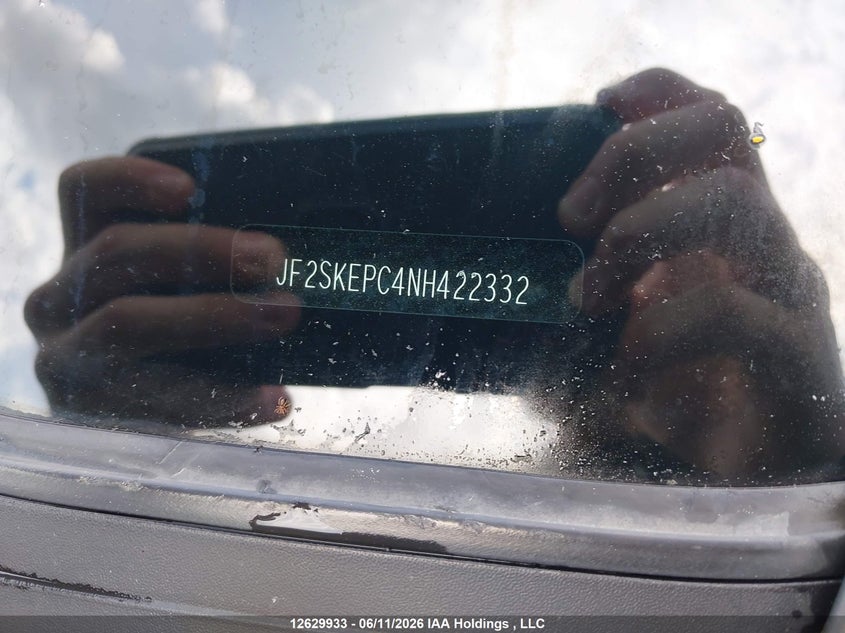 2022 Subaru Forester Limited VIN: JF2SKEPC4NH422332 Lot: 12629933