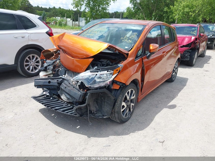 2017 Nissan Versa Note 1.6 S/1.6 Sl/1.6 Sr/1.6 Sv, Front, IAAI, VIN 3N1CE2CP3HL369472 — photo 2