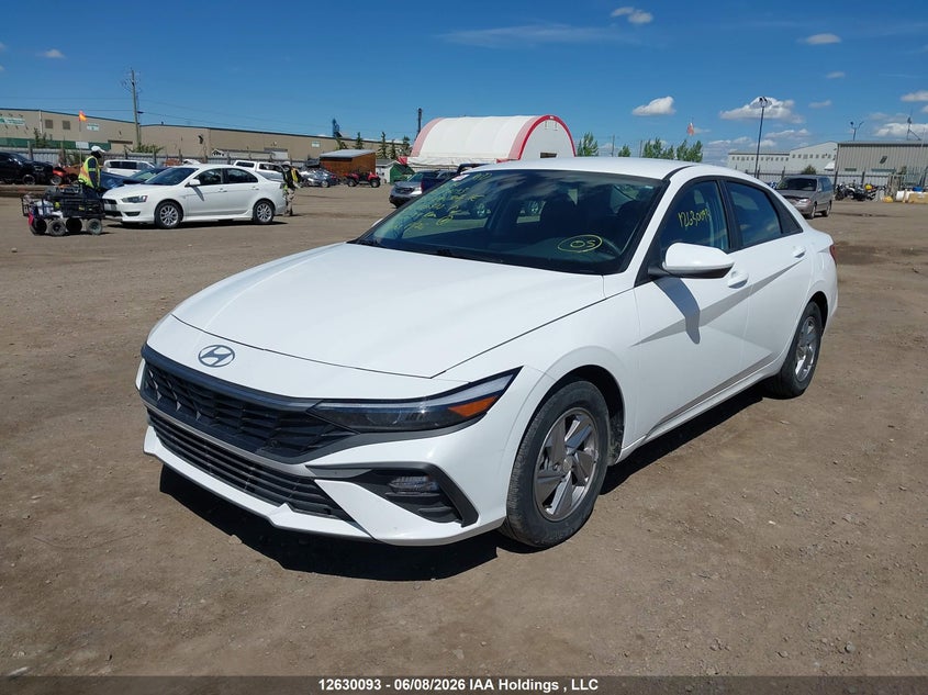 2025 Hyundai Elantra Sel Sport, Изъятое, IAAI, VIN KMHLM4DG8SU920370 — фото 2