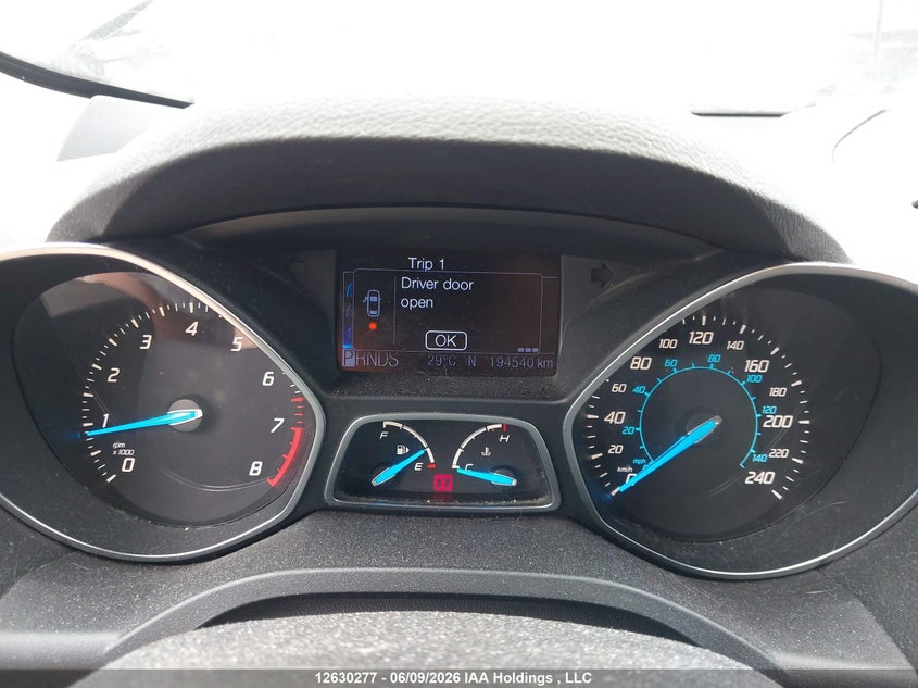 2013 FORD ESCAPE SPORT UTILITY VEHICLE 2.0L I-4 DI, DOHC, VVT, TURBO, 231HP