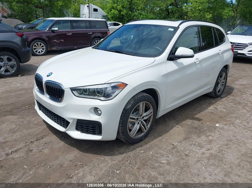 2018 BMW X1, Rear, IAAI, VIN WBXHT3C32J3F03911 — photo 2