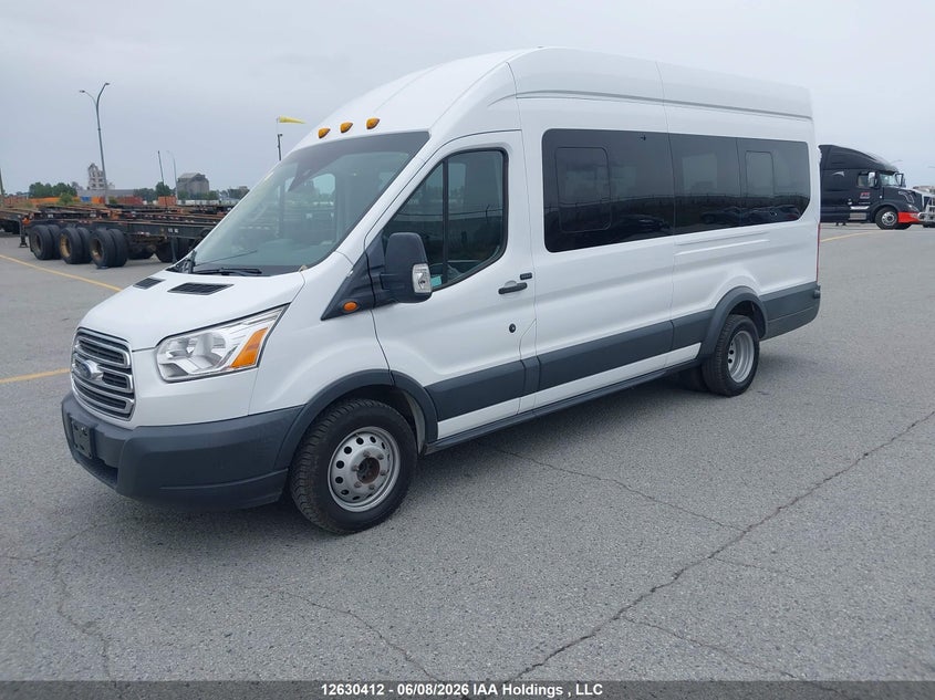 1FBVU4XV9JKB23728 2018 Ford Transit 3.2 T-350 Hd white