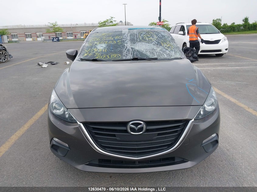 2015 MAZDA 3 SEDAN 2.0L I-4 DI, DOHC, VVT, 155HP