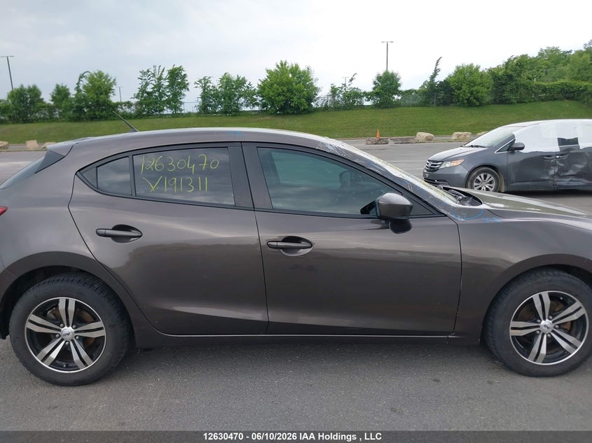 2015 MAZDA 3 SEDAN 2.0L I-4 DI, DOHC, VVT, 155HP