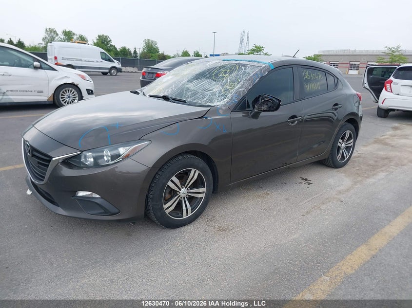 2015 MAZDA 3 SEDAN 2.0L I-4 DI, DOHC, VVT, 155HP