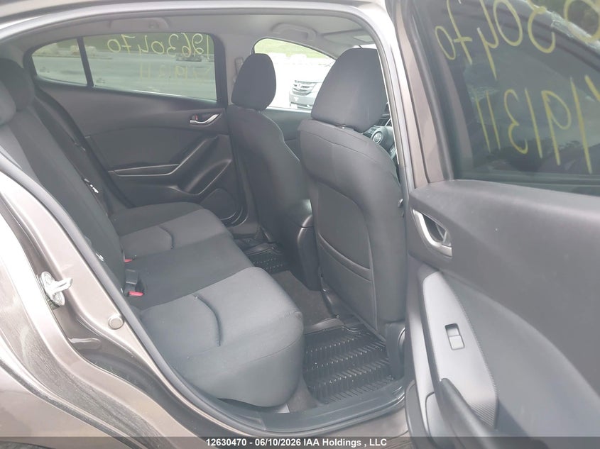 2015 MAZDA 3 SEDAN 2.0L I-4 DI, DOHC, VVT, 155HP