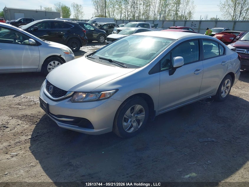 Vin: 2hgfb2f48dh105382, lot: 3030604, honda civic lx 20132