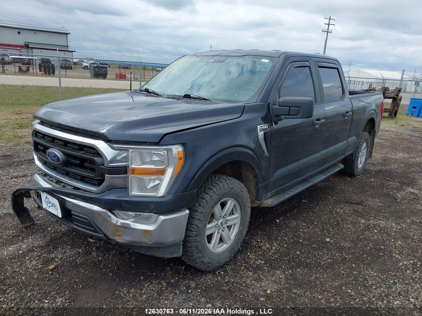 2021 Ford F150 Supercrew, Right Side, IAAI, VIN 1FTFW1E86MKE50758 — photo 2