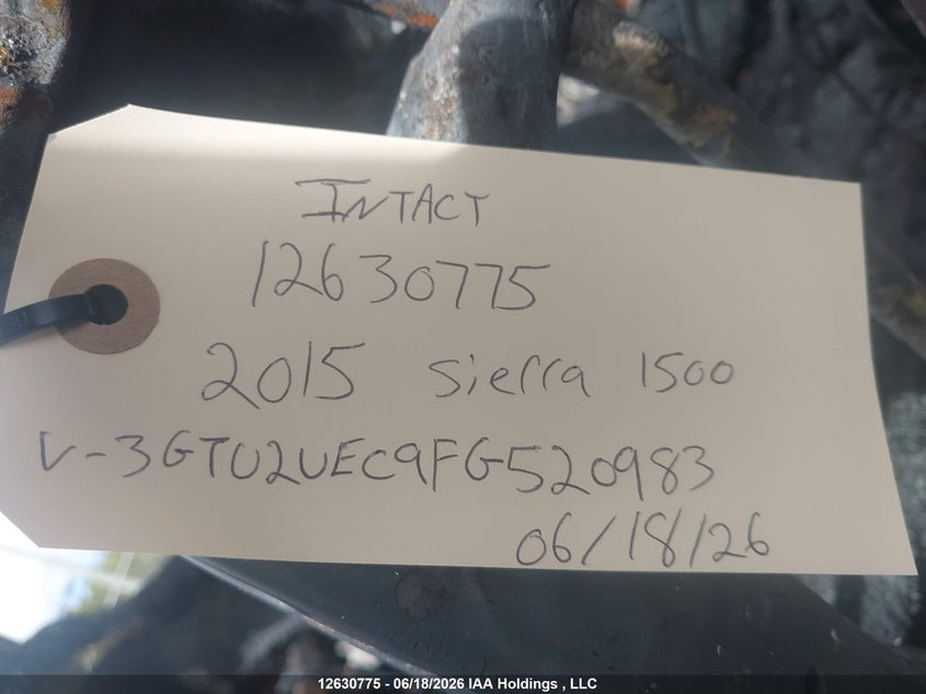 2015 GMC SIERRA PICKUP 5.3L V-8 DI, VVT, 355HP