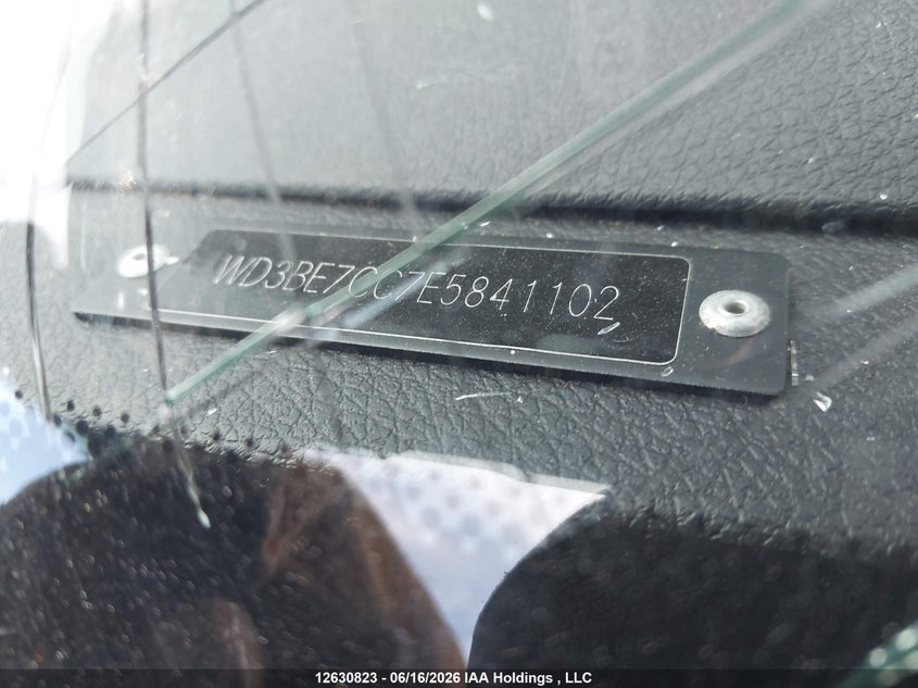 2014 Mercedes-Benz Sprinter 2500 Standard Roof V6 VIN: WD3BE7CC7E5841102 Lot: 12630823