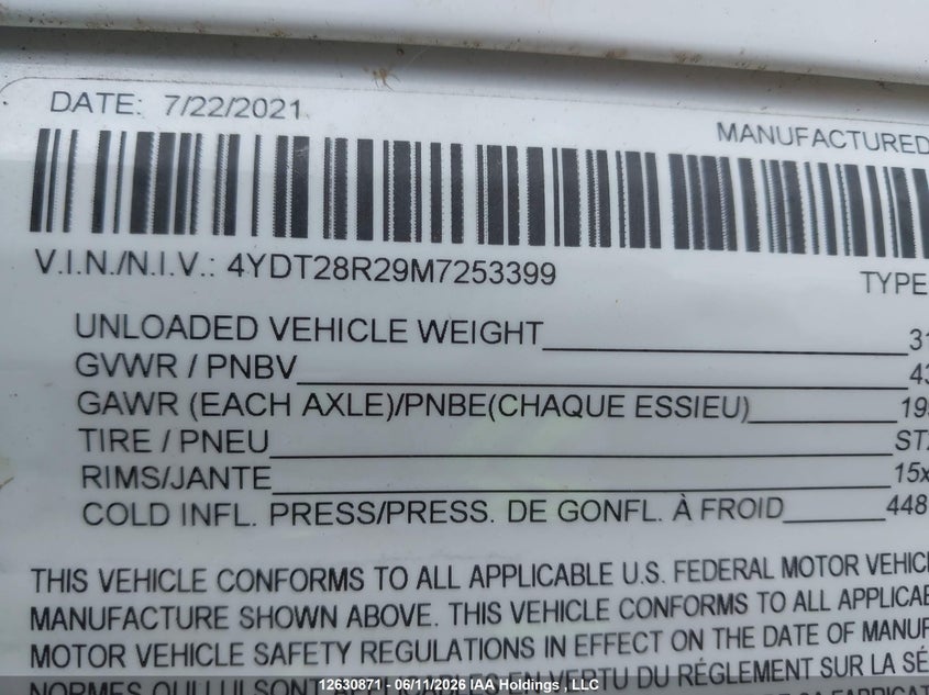 2021 OTHER KEYSTONE OTHER TRAILER N/A