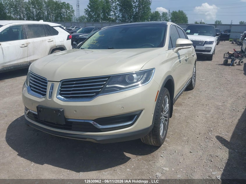 Vin: 2lmtj8lr5gbl67584, lot: 3031127, lincoln mkx reserve 20162