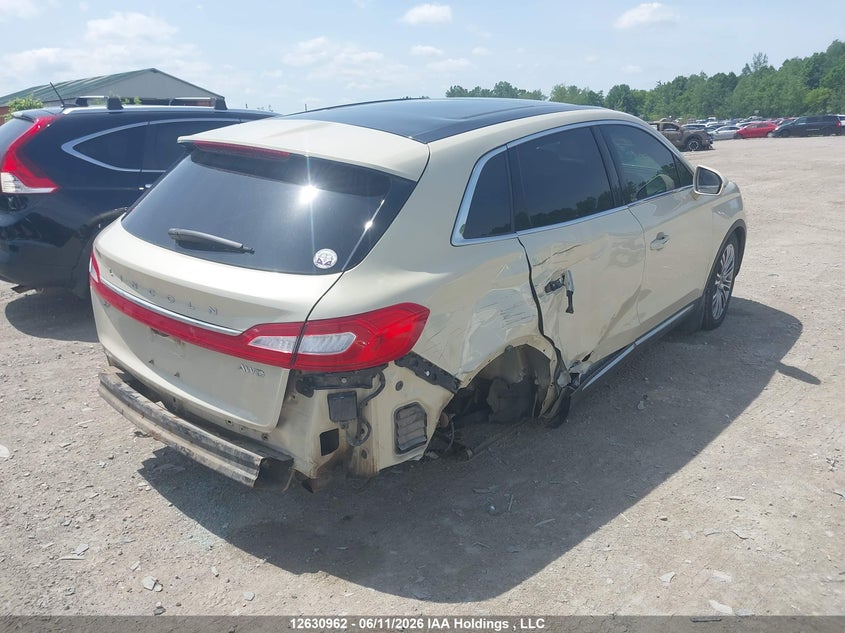 Vin: 2lmtj8lr5gbl67584, lot: 3031127, lincoln mkx reserve 20164