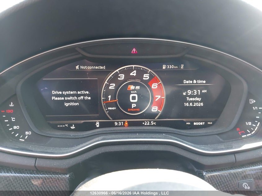 2019 Audi S5 Prestige VIN: WAUR4AF54KA045912 Lot: 12630966