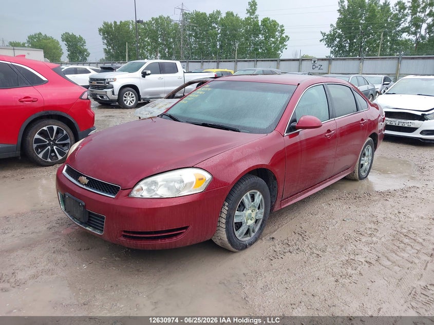 2010 Chevrolet Impala, Right Side, IAAI, VIN 2G1WA5EK2A1148034 — photo 2
