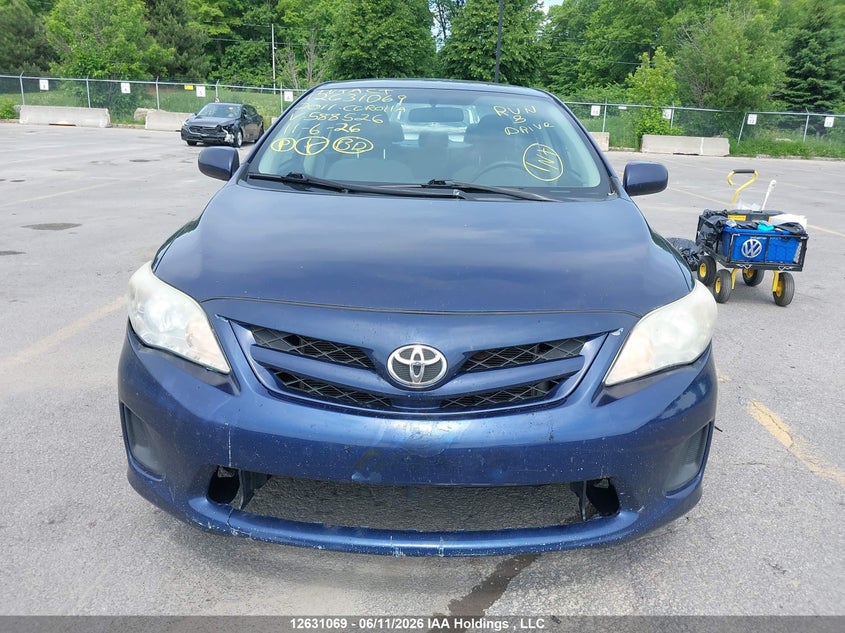 2011 Toyota Corolla VIN: 2T1BU4EE3BC588526 Lot: 12631069