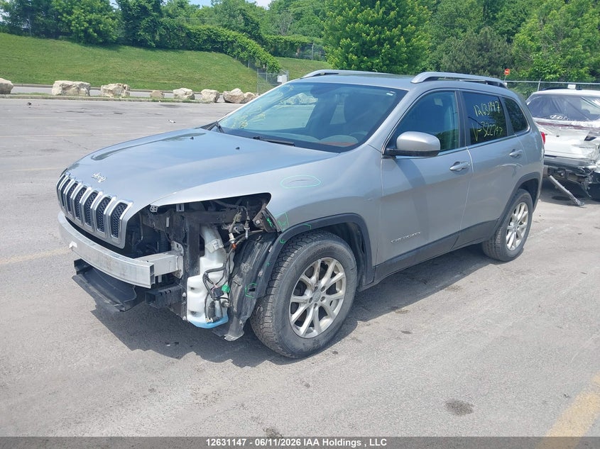 2014 Jeep Cherokee, Front, IAAI, VIN 1C4PJLCB9EW322747 — photo 2