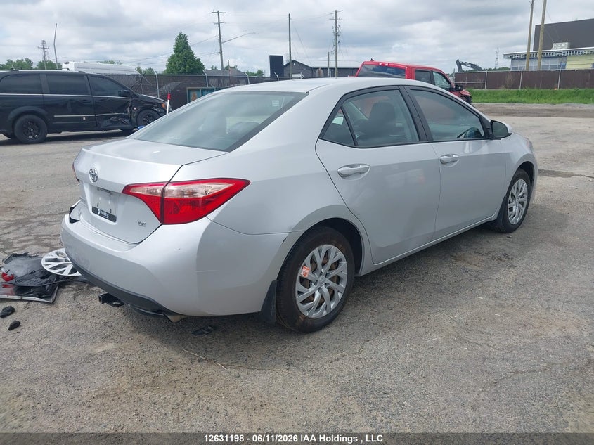 2017 TOYOTA COROLLA SEDAN 1.8L I-4 DOHC, VVT, 132HP