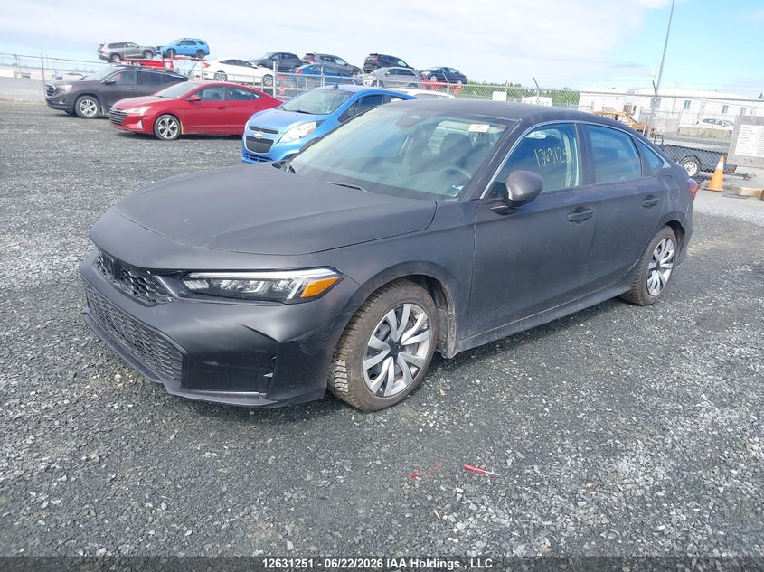 Vin: 2hgfe2f24sh108234, lot: 3031459, honda civic lx 20252