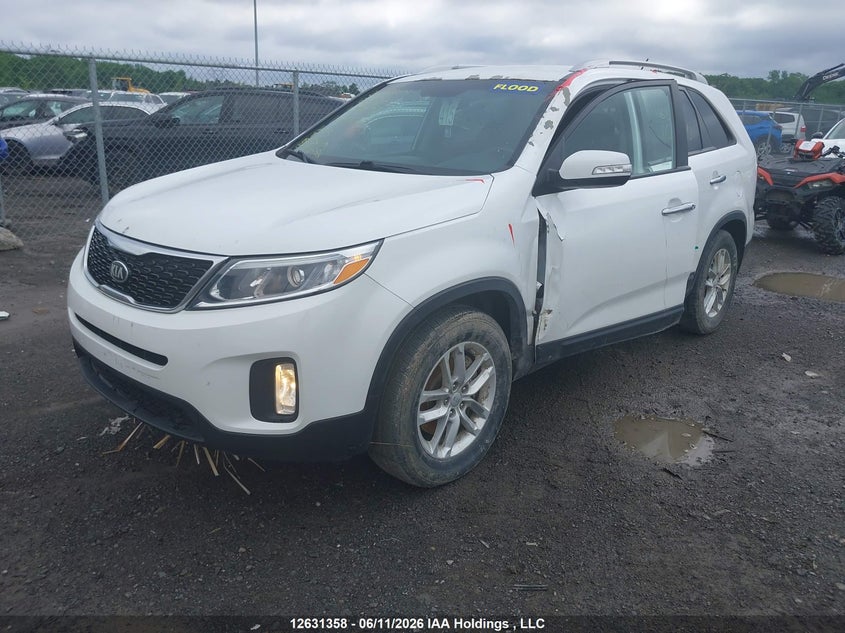 2014 Kia Sorento, Затопление, IAAI, VIN 5XYKT3A65EG442343 — фото 2