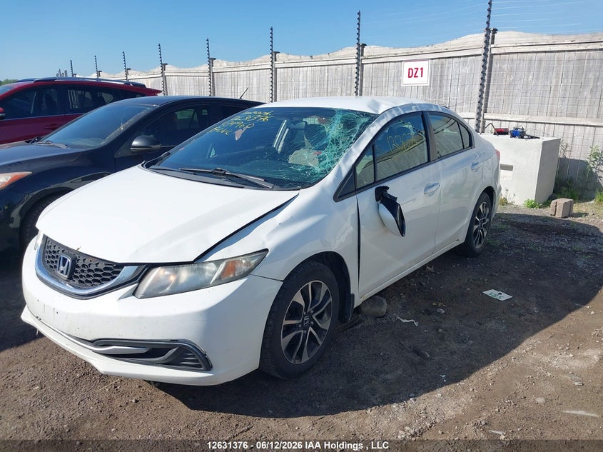 2015 HONDA CIVIC SEDAN 1.8L I-4 VVT, 143HP