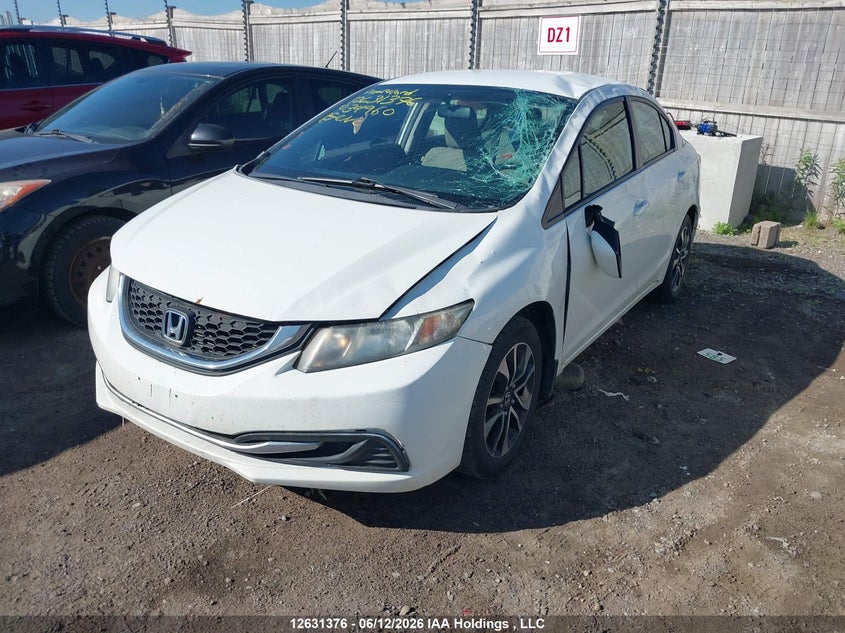 2015 HONDA CIVIC SEDAN 1.8L I-4 VVT, 143HP
