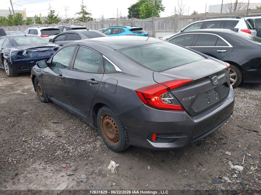 Vin: 2hgfc2f57gh016364, lot: 3031856, honda civic lx 20163