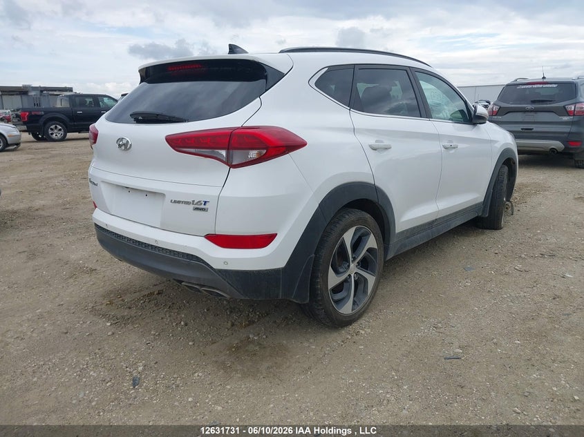 Vin: km8j3ca28gu188570, lot: 3031967, hyundai tucson limited 20164