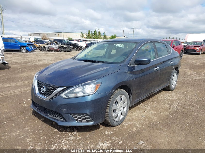 2017 Nissan Sentra, Удар ззаду, IAAI, VIN 3N1AB7AP5HL675718 — фото 2