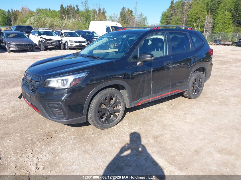 2019 Subaru Forester, Удар спереди, IAAI, VIN JF2SKEKC2KH401837 — фото 2