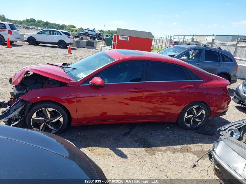 2022 Hyundai Elantra VIN: KMHLN4AG2NU355040 Lot: 12631839