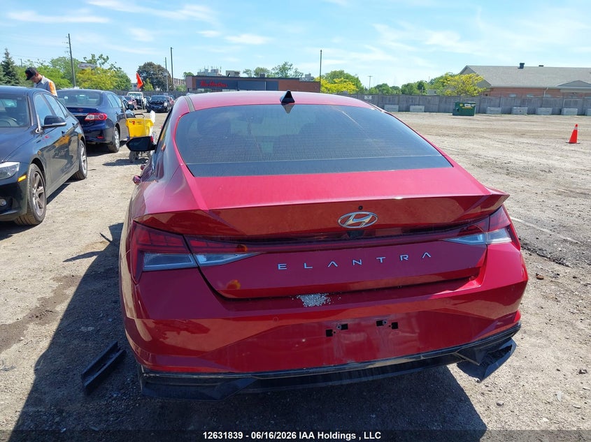 2022 Hyundai Elantra VIN: KMHLN4AG2NU355040 Lot: 12631839
