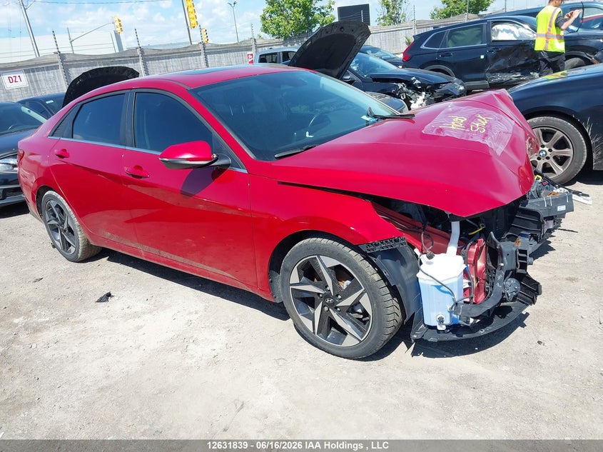2022 Hyundai Elantra VIN: KMHLN4AG2NU355040 Lot: 12631839