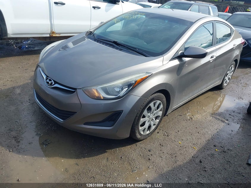 2015 Hyundai Elantra, Удар спереду, IAAI, VIN 5NPDH4AE6FH548155 — фото 2