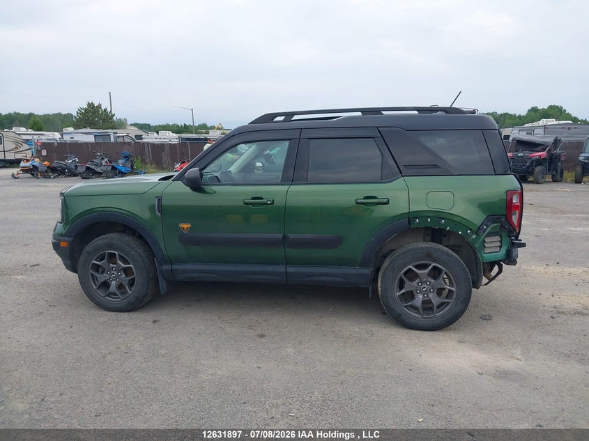 2023 FORD BRONCO SPORT SPORT UTILITY VEHICLE 2.0L I-4 DI, DOHC, VVT, TURBO, 250HP