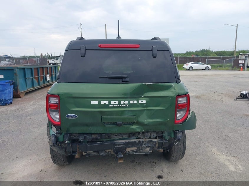 2023 FORD BRONCO SPORT SPORT UTILITY VEHICLE 2.0L I-4 DI, DOHC, VVT, TURBO, 250HP