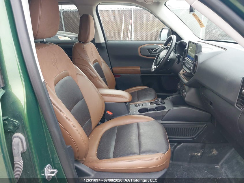 2023 FORD BRONCO SPORT SPORT UTILITY VEHICLE 2.0L I-4 DI, DOHC, VVT, TURBO, 250HP