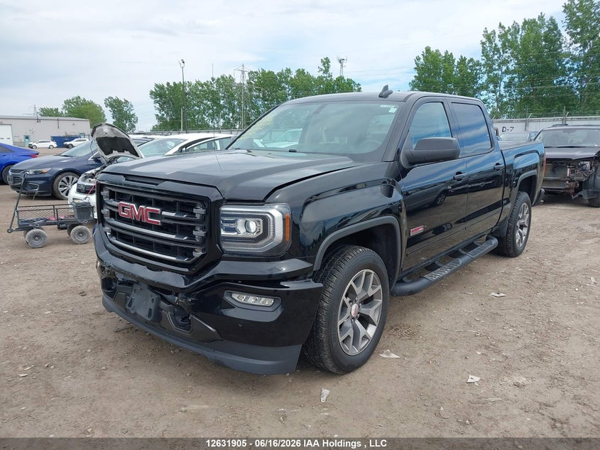 2018 GMC Sierra, Удар спереду, IAAI, VIN 3GTU2NEC9JG128584 — фото 2