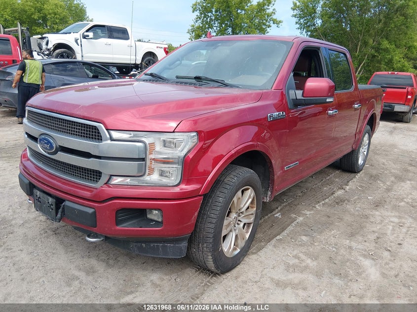 2018 FORD F-150 PICKUP 3.0L V-6 DI, DOHC, TURBO, 250HP
