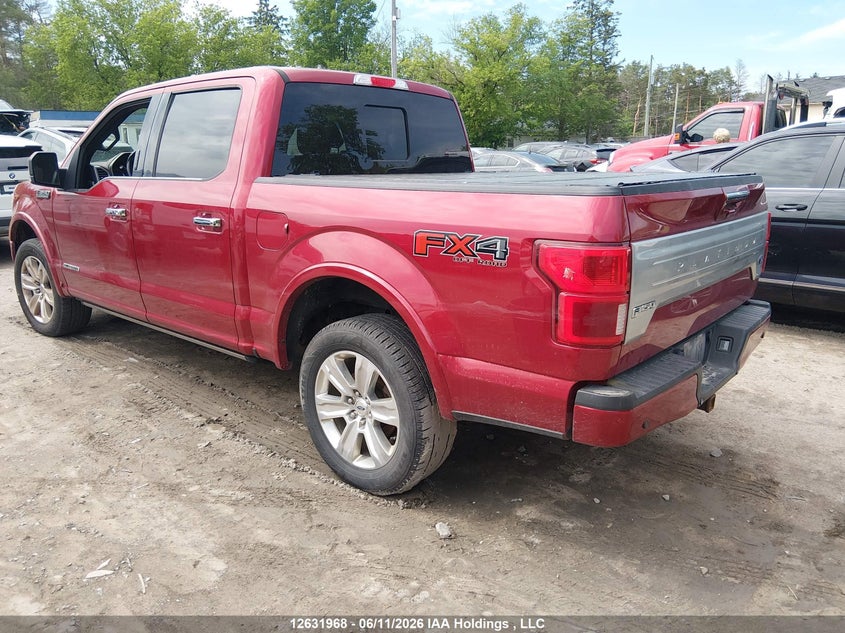 2018 FORD F-150 PICKUP 3.0L V-6 DI, DOHC, TURBO, 250HP