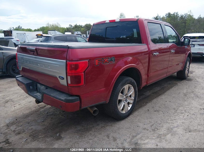 2018 FORD F-150 PICKUP 3.0L V-6 DI, DOHC, TURBO, 250HP